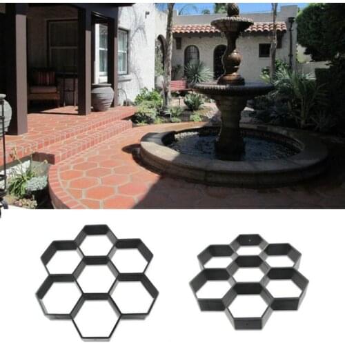 New Hexagon Path-mate DIY Stone Pavement mold for making pathways for your garden / paving mold/pathmate concrete mold