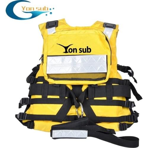 Professional Rescue Life Vest Jacket Multifunctional Life Jacket For climbing Drifting Upstreaming Water Sports Activities
