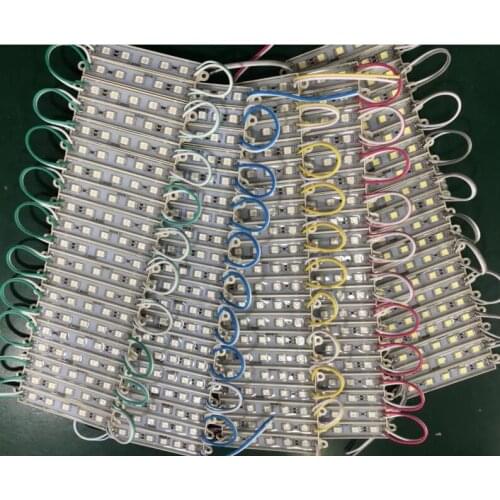 5050 SMD 5LEDs LED Module White/Warm White/Red/Green/Blue/yellow Waterproof Light Advertising lamp DC 12V Wholesale