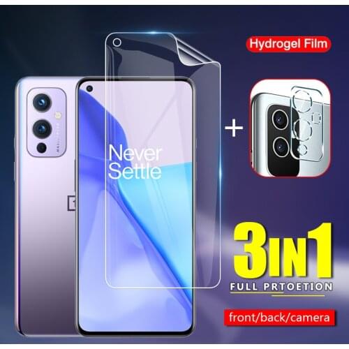 Slim Front / Back Soft TPU Protective Hydrogel Film For OnePlus 9 Pro 9R oneplus9pro oneplus9 Camera Lens Screen Protector Glass