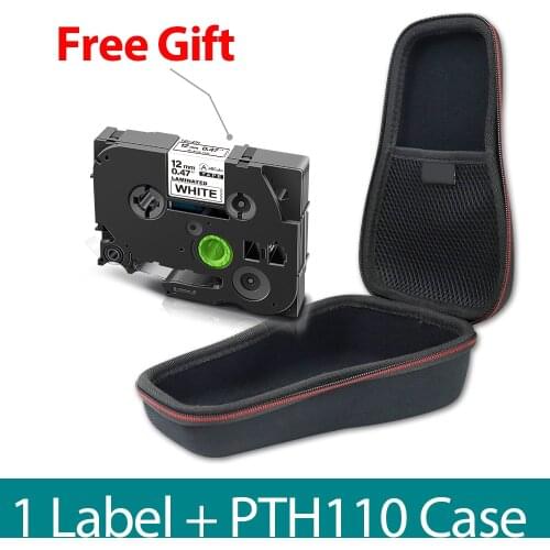 A ABCOLOR Waterproof Hard Case for Brother 231 PT-H110 PTH110 PT Label Maker Protective Carrying Travel Box With Gift 231 Tape