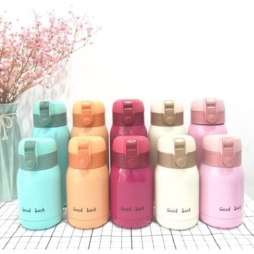 200ml Baby Feeding Cup Stainless Steel Milk Thermos for Children Insulated hot water Bottle leak-poof thermal Cup