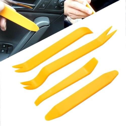 4Pcs Portable Auto Car Radio Panel Door Clip Pry Tool Panel Trim Dash Audio Removal Installer Pry Kit Repair Tool Hand Tools