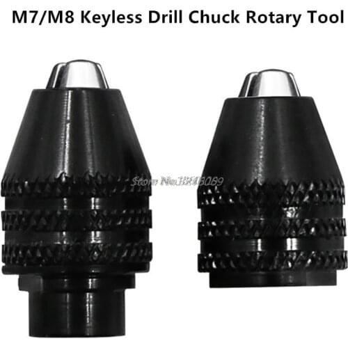 4 types Multi Chuck Keyless For Dremel Rotary Tools M7/M8 Keyless Drill Bit Chucks Adapter Converter Universal Mini Chuck
