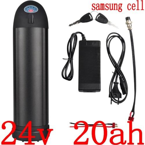 24V 20Ah Lithium ion Battery 24V 500W 700W electric scooter battery 24V 15Ah 18Ah 20Ah electric bicycle battery use samsung cell