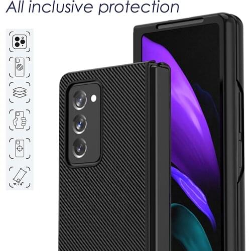 Case for Samsung Galaxy Z Fold2 Case Matte Hard Plastic Phone Case for Galaxy Z Fold 2 5g Full Protective Back Cover#G30