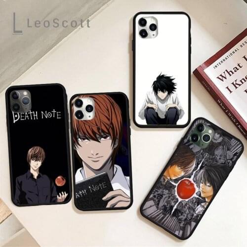Death Note anime comic Ryuk kira Phone Case for iPhone 11 12 pro XS MAX 8 7 6 6S Plus X 5S SE 2020 XR soft Shell Cover Funda