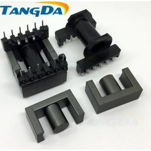 EC2834 EC28*34 core EC Bobbin magnetic core+skeleton soft magnetism ferrites magnetic 6+6pin 12P Transformers PC40 horizontal AG