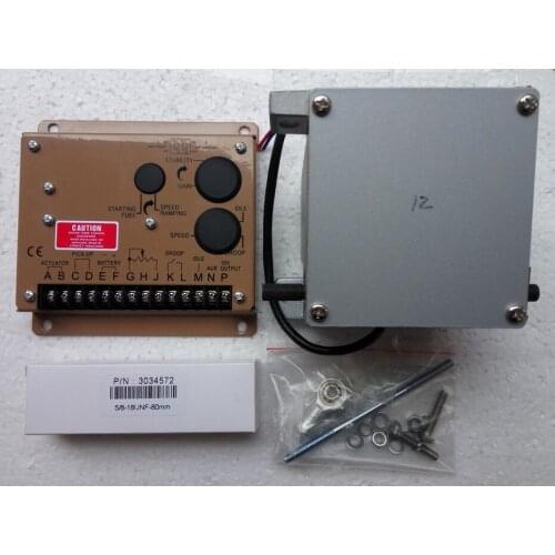 ADC225-12V or ADC225-24V alternator actuator ADC225 (12V / 24V) optional Electronic governor Kit with ESD5500E and 3034572