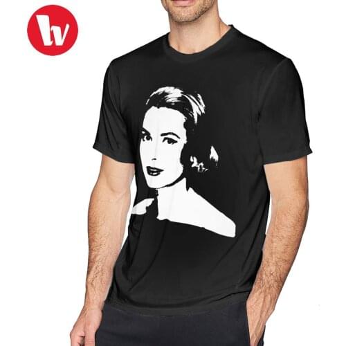 Grace Kelly T Shirt Grace Kelly T-Shirt Short-Sleeve 100 Percent Cotton Tee Shirt Funny Streetwear Tshirt