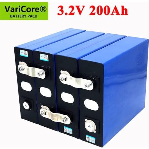 VariCore 3.2V 200Ah LiFePO4 lithium battery 3.2v Lithium iron phosphate battery for 4S 12V 24V 16S battery inverter vehicle RV