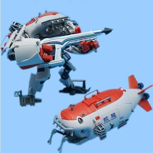 MFT Transformation Toy Jiaolong 7026deep-sea Manned Submarine Model 1 / 60 Manned Submersible MS Power Suit
