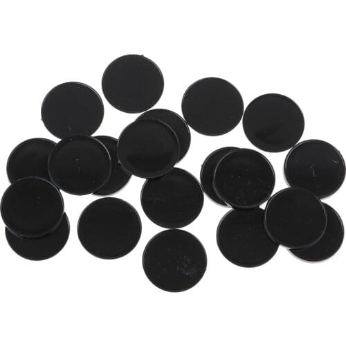 Pack of 20 Plastic Round Bases Stand for War Gaming Figures Games Workshop