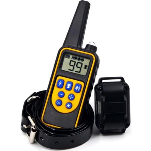 1000m Pet Dog Electric Bark Stopper Dogs Training Collar IP7 Depth Waterproof Remote Control Dog Device Anti Barking Device