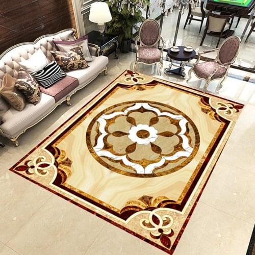 Custom Wall Mural Photo Wallpaper 3D Flooring PVC Waterproof Self-adhesive Non-slip Floor Painting Mural Wallpaper Living Room