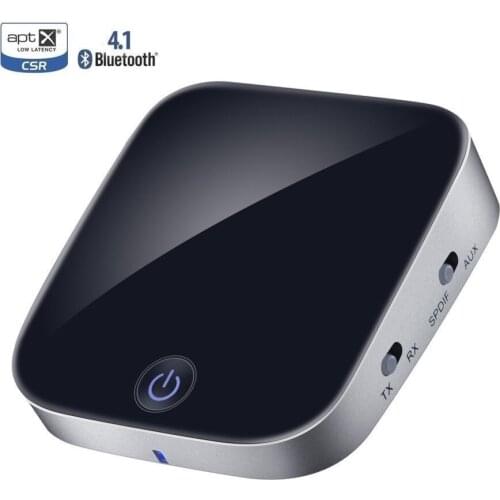 2 IN 1 Bluetooth Transmitter Receiver Wireless Audio Adapter with Optical Toslink/SPDIF 3.5mm Stereo Output Support APT-X