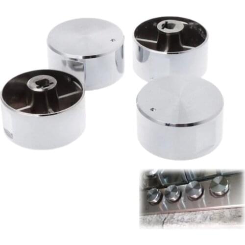 4Pcs Rotary Switches Round Knob Gas Stove Burner Oven Kitchen Parts Handles For Gas Stove