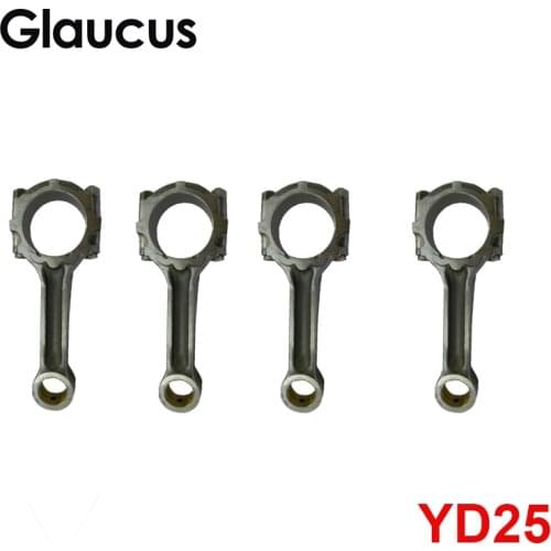 4pcs YD25 YD25DDTI engine connecting rod for Nissan Navara (D40) Pathfinder R51 Murano NV350 Caravan E26 2.5L 12100-ED300