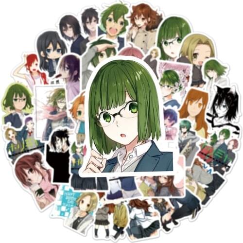 50pcs Japanese Anime Horimiya Poster Painting Graffiti Stickers for Trolley Case Laptop Phone Car Waterproof Sticker Decals
