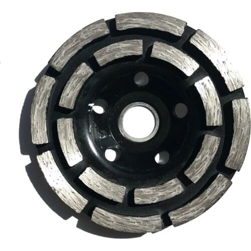 FREE shipping of high quality cold pressed 110*20*5mm double row cup wheel for marble/granite/ceramic/concret floor grinding