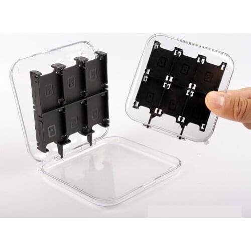 2PCS 12 in 1 Game Card Case SD Portable Cartridge Box Protector For Nitend Nintendo Switch Storage Box Protector Case