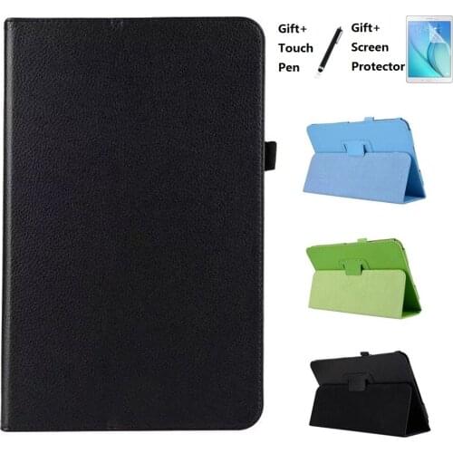 Tablet Case for Samsung Galaxy Tab A T580 T560 T510 T720 T377 T860 P610 T870 PU Leather Slim 2 Folding Litchi Style Cases