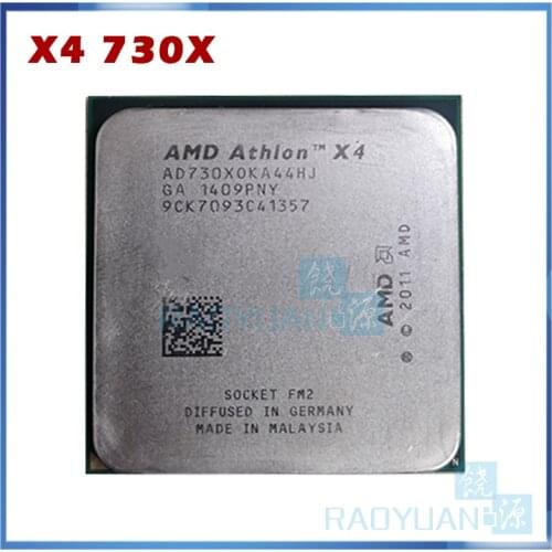 AMD Athlon X4 730 x4 730x 2.8 GHz Quad-Core CPU Processor AD730XOKA44HJ Socket FM2