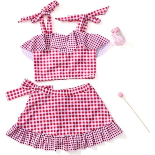 Children Bikinis Swimwear Mermaid Princess Girls Kids New Summer Bathing Swimming Bikini Sunscreen Biquinis Swimsuit 1-6 Years