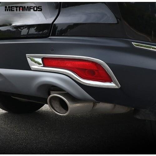 For Honda CR-V CRV 2017 2018 2019 Chrome Rear Fog Light Lamp Cover Trim Molding Frame Protector Exterior Accessories Car Styling