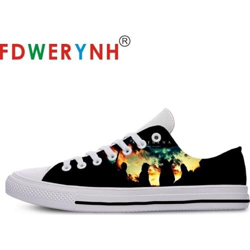 Anathema Band Most Influential Metal Bands of All Time Mens Low-top Casual Shoes 3D Pattern Logo Men Shoes