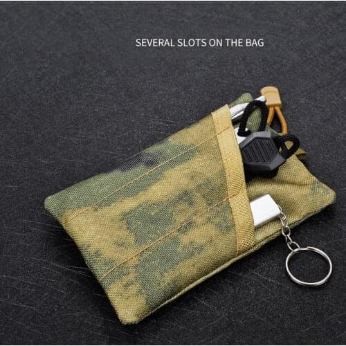 Outdoor Sports Camouflage Belt Tool Bag Tactical Coin Purse Tactical Backpack Running Portable EDC