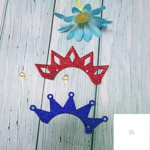 2Pcs Crowns Scrapbooking Cutting Dies Embossed Knife Punch Template for DIY Paper Album Photo Cards Making Dies Cut Die