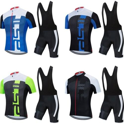 Summer Lycra mens bicycle clothing 2021 Pro road bike clothes bib shorts gel pants Male cycling jersey set MTB dress team suit