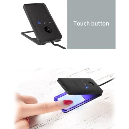 Card Type Mini Nail Phototherapy Lamp Card Type Small Portable Non-magic Nail Polish Tool Quick-drying