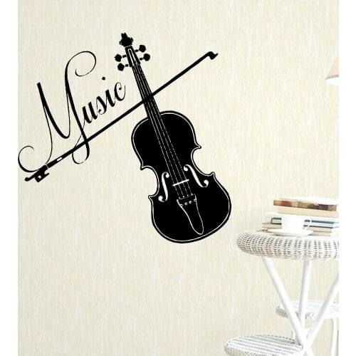 European-Style music Wall Sticker Vinyl Art Home Decor For Babys Rooms Wall Art MURAL Drop Shipping