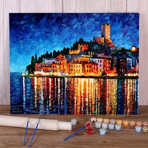 Italy - Verona Paint By Numbers Complete Kit Oil Paints 40*50 Painting On Canvas New Design For Wholesale