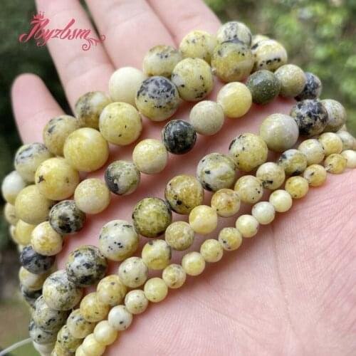 Natural Turquoises Mixcolor Round 4/6/8/10/12mm Loose Stone Beads For DIY Necklace Bracelets Jewelry Making 15" Free Shipping