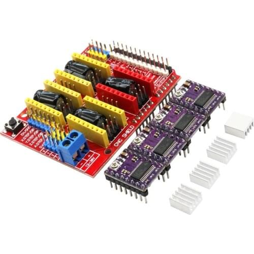 New CNC Shield V3 Engraving Machine / 3D Printer / + 4 PCS DRV8825 Driver Expansion Board for Aduino
