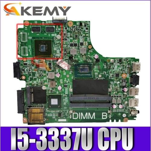 Original Laptop motherboard For DELL Inspiron 3421 I5-3337U SR0XL N13M-GSR-B-A2 Mainboard 12204-1 CN-055NJX 055NJX