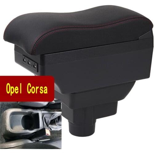 For Opel CORSA armrest box central Store content Storage box with cup holder ashtray products
