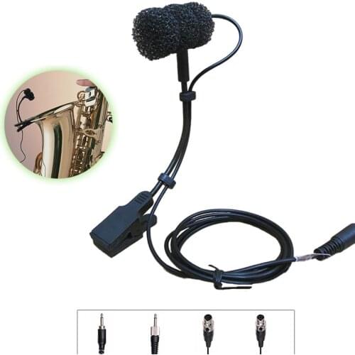Saxophone microphone professional orchestra trumpet sax gooseneck musical instrument mic condenser microphone stage performance