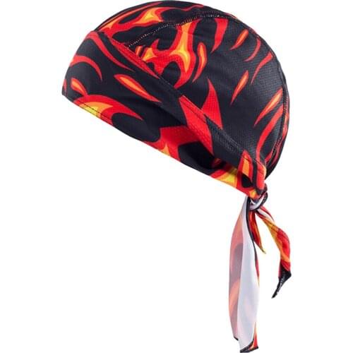 2 PCS Motorcycle Head Wrap Hat Scarf Cycling Cap Biker Skull Cap Scooter Head Wrap For Women Men