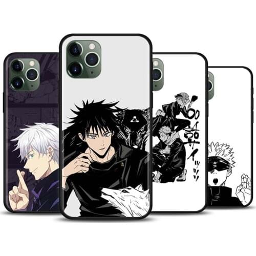 Jujutsu Kaisen Silicone Phone Case For iPhone 11 12 Pro 12 Mini X XS Max XR 7 8 6 6S Plus SE 2020 Soft Cover Coque Fundas