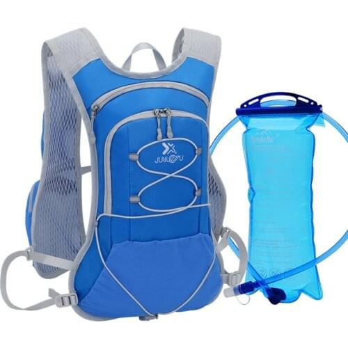 Ultralight Bicycle Cycling with Optional 2L Water Bag Outdoor Running Jogging Sports Backpack Marathon Trail Riding Hiking Bag