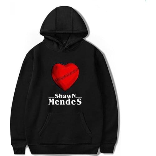 Shawn Mendes Hoodie Autumn Women Hoodies Print Hip Hop Sweatshirts Mens Long Sleeve Sweatshirt Pullover Jacket Coat Girls Female