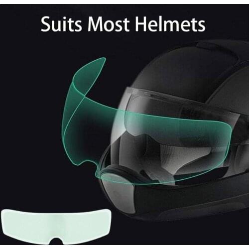 1PC Clear Rainproof And Anti-fog Film For Motorcycle Helmet Universal Helmet Patch Motorcycle Helmet Lens Fog Resistant Films