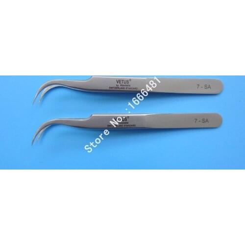 10pcs/lot Vetus Eyelash Extension Tweezers for 3D 6D Volume Lashes Free Shipping