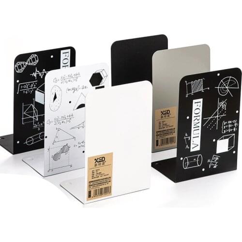 2PCS/Pair Kawaii Metal Desk Book Students Desk Organizer Office School Home Bookshelf Stationery