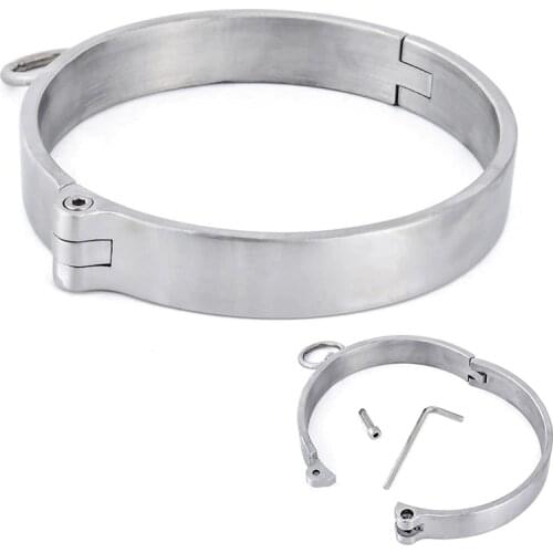 304 Stainless Steel Slave Bdsm Bondage Erotic Toys Role Play Fetish Woman men Restraint Collar Adult Games Sex Toys For Couples