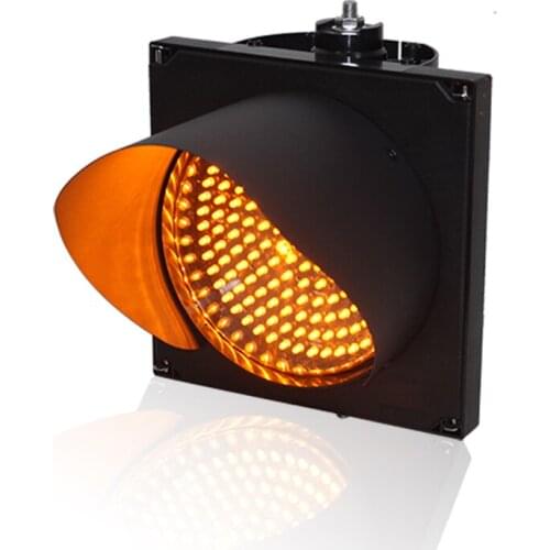 AC85-265V 200mm yellow single LED light high brightness traffic signal light for sale